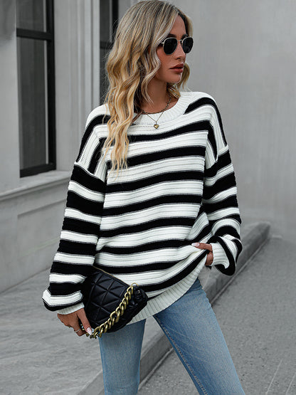 Surviving Wonderland Striped Sweater