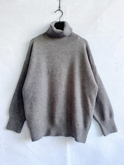 The Scholar's Snug Turtleneck Long Sleeve Sweater