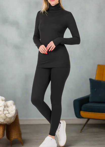 Fairest Of Them All Turtleneck Top and Leggings Lounge Set