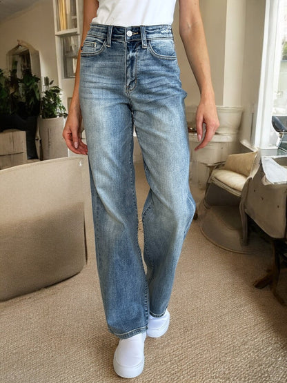 Capstone High Waist Wide Leg Jeans