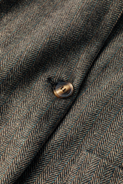 Rebel Quill Tweed Lapel Blazer Coat