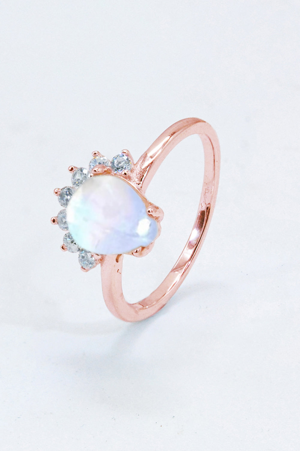 Ice Queen Moonstone Sterling Silver Ring