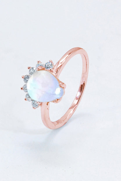 Ice Queen Moonstone Sterling Silver Ring