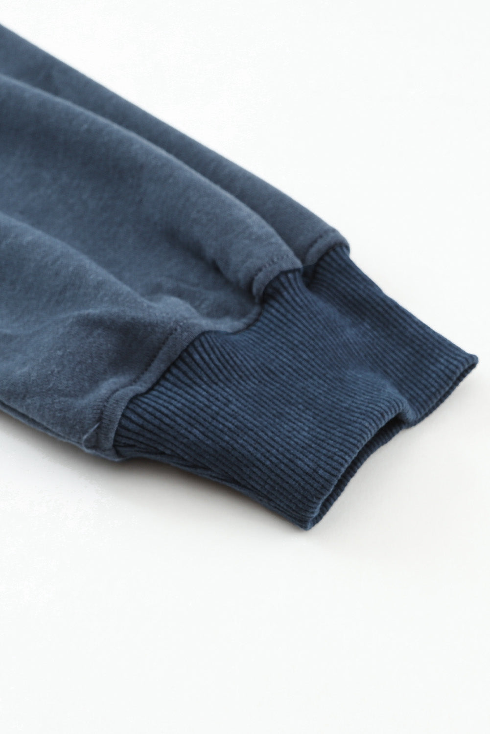 indigo blue mineral washed sweater for women