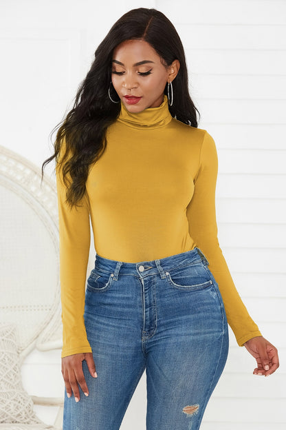 Sweet Memories Turtleneck Long Sleeve Bodysuit