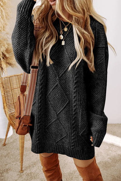 Blackwood Cabled Sweater Dress