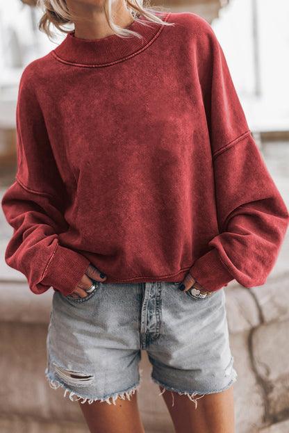 Alize Stone Washed Oversized Sweatshirt