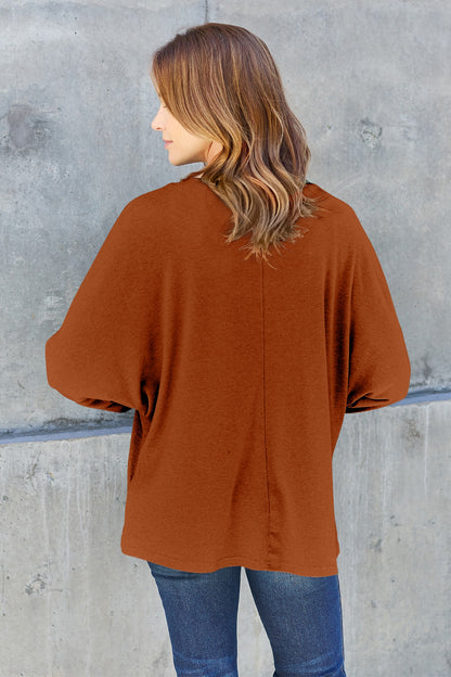 Subtle Sophistication Half-Bat Long Sleeve T-Shirt