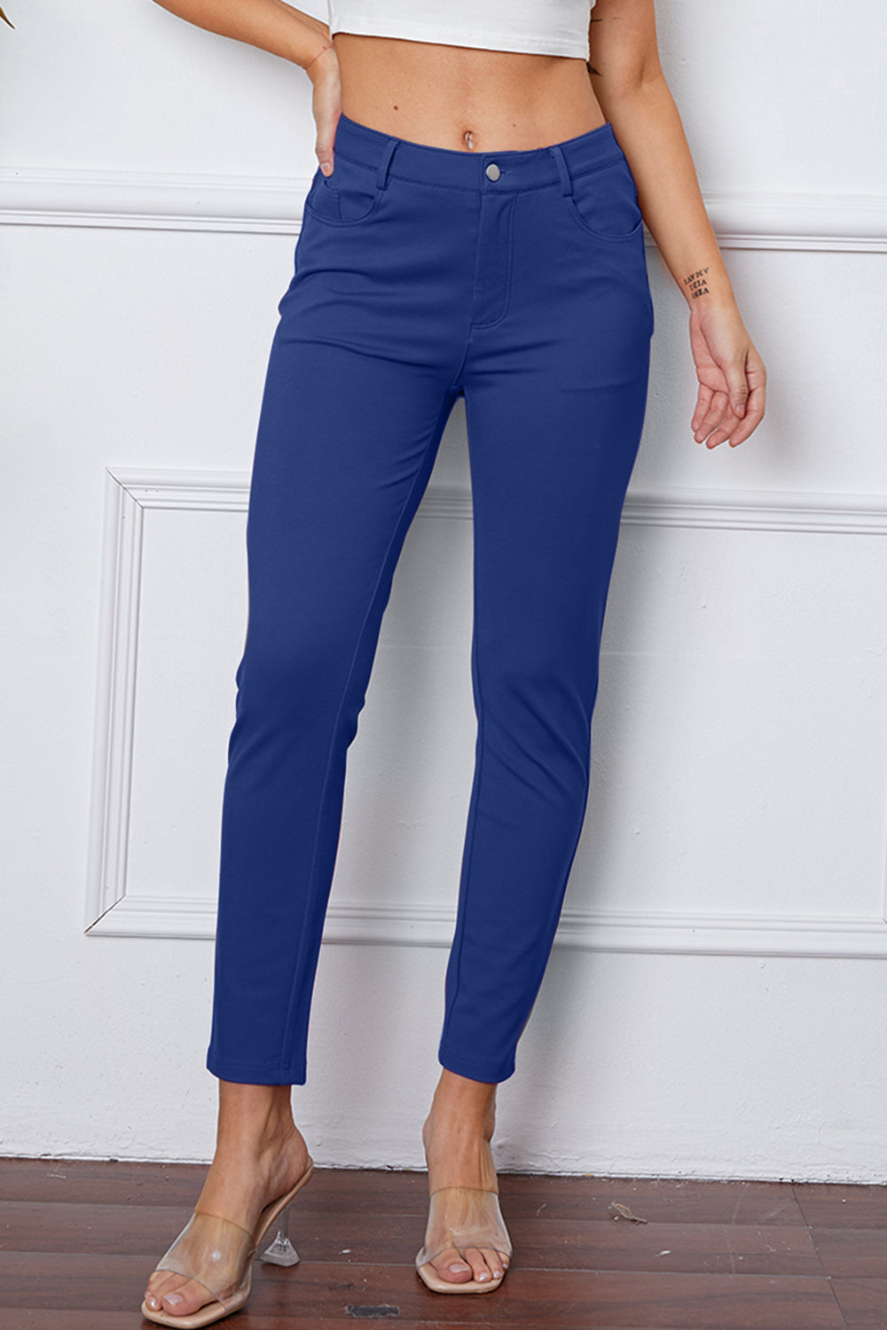 Fable Echoes Cropped Pocketed Pants