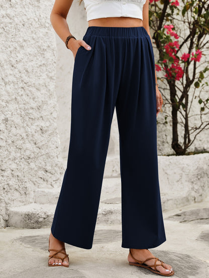 Odyssean Waves Wide Leg Pants