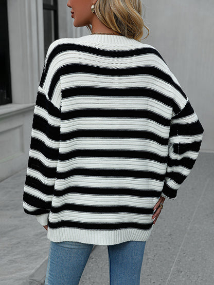 Surviving Wonderland Striped Sweater