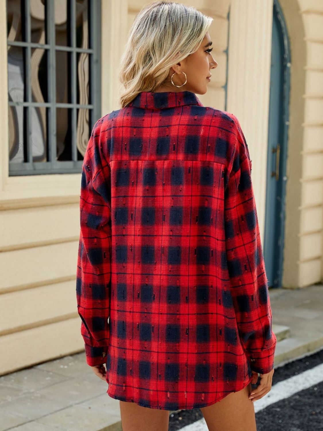 Ciderwood Plaid Button Up Long Sleeve Shirt