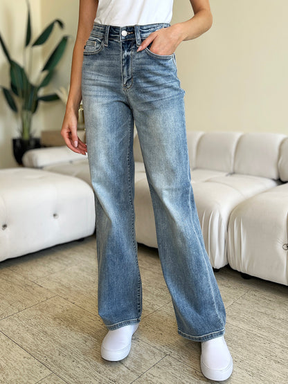 Lecture Notes Denim High Waist Straight Leg Jeans