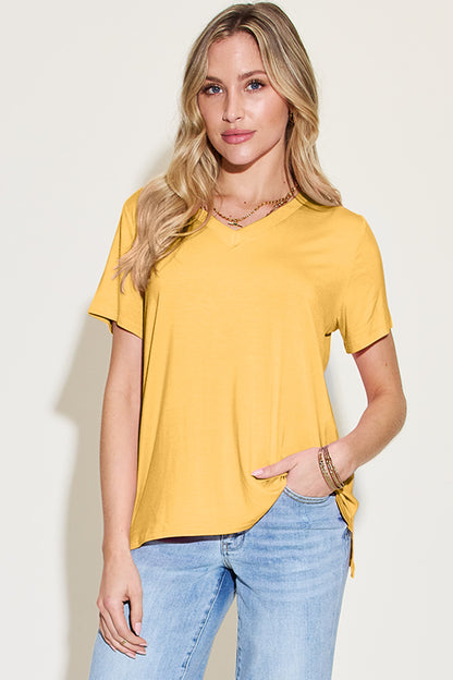 Luxe Lullaby Bamboo High-Low T-Shirt