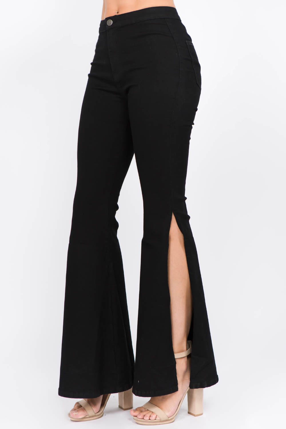 Sorceress Side Slit Flare Jeans