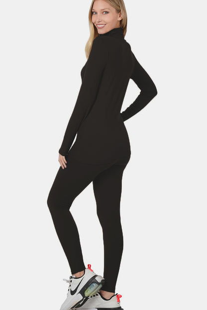 Fairest Of Them All Turtleneck Top and Leggings Lounge Set