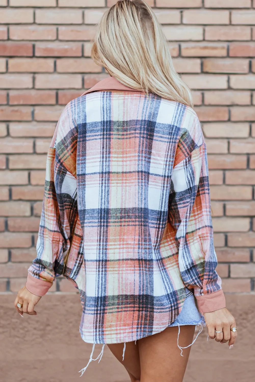 Poetic Palette Button Up Long Sleeve Shacket