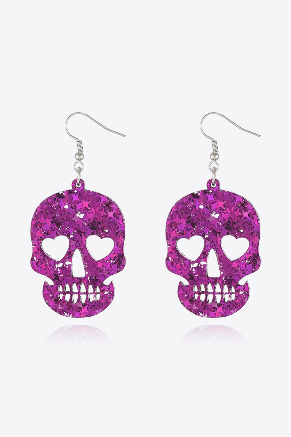 The Joyful Dead Skull Drop Earrings