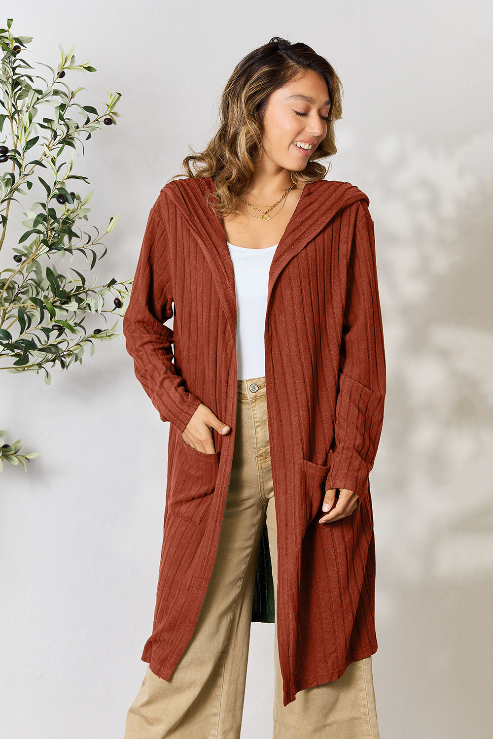 Everhart Studies Hooded Sweater Cardigan