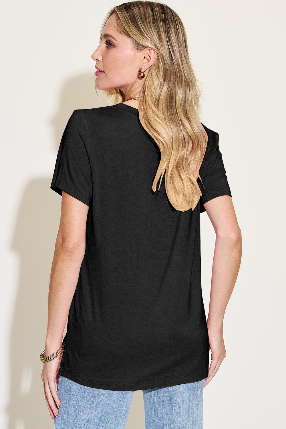 Luxe Lullaby Bamboo High-Low T-Shirt