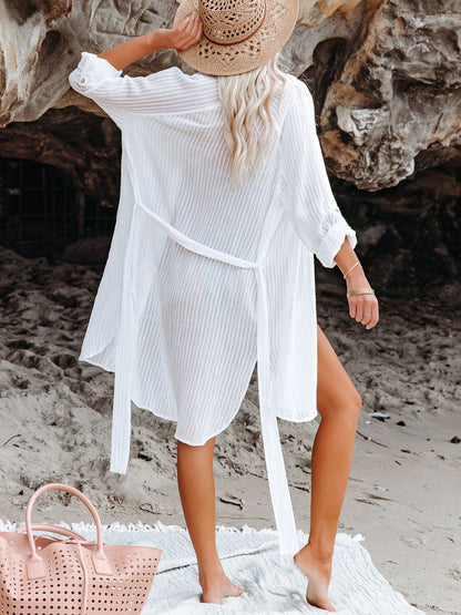 Sailing Daze Buttoned Cover-Up