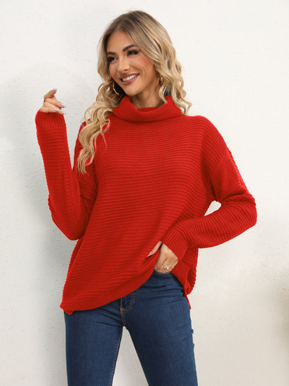 Wild Willa Turtleneck Classic Silhouette Sweater