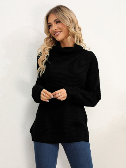 Wild Willa Turtleneck Classic Silhouette Sweater