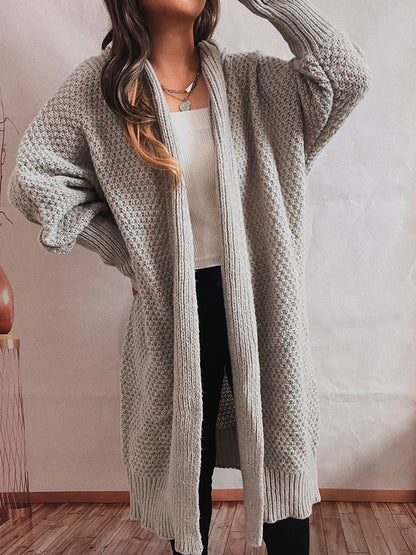 Open Front Longline Cardigan